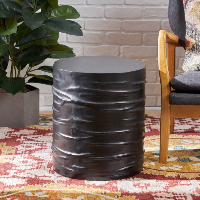 Williston Drum End Table & Reviews Wayfair